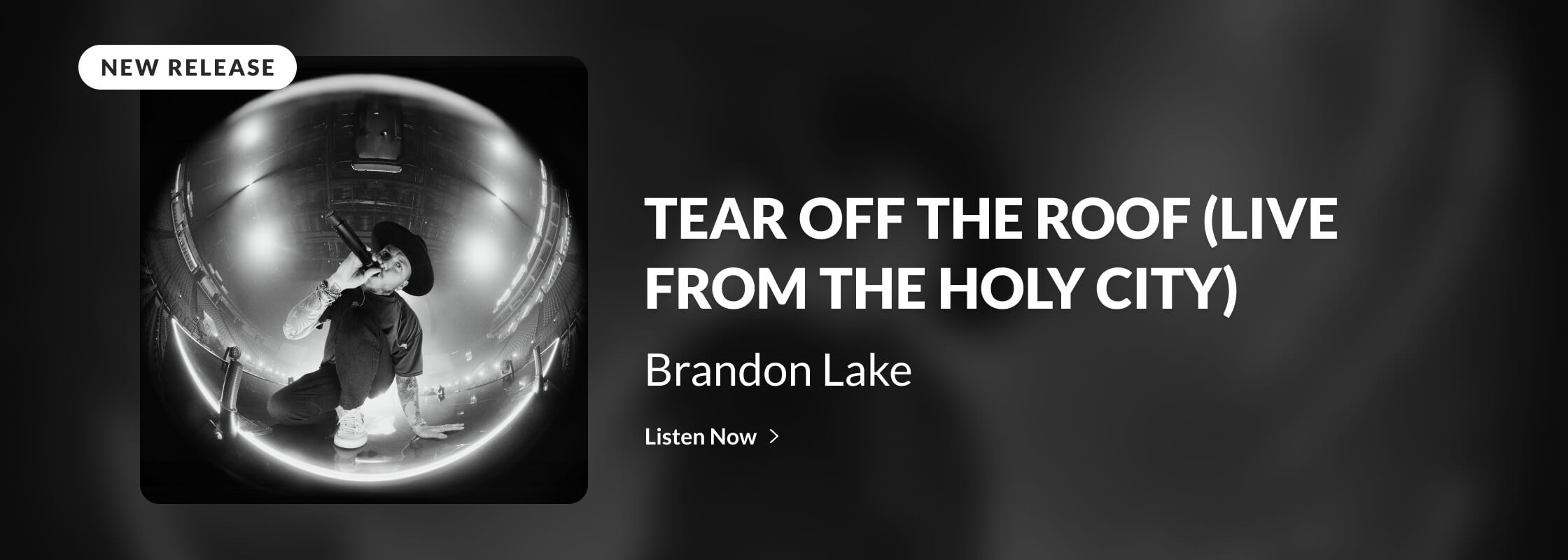 Brandon Lake | TEAR OFF THE ROOF (LIVE FROM THE HOLY CITY)